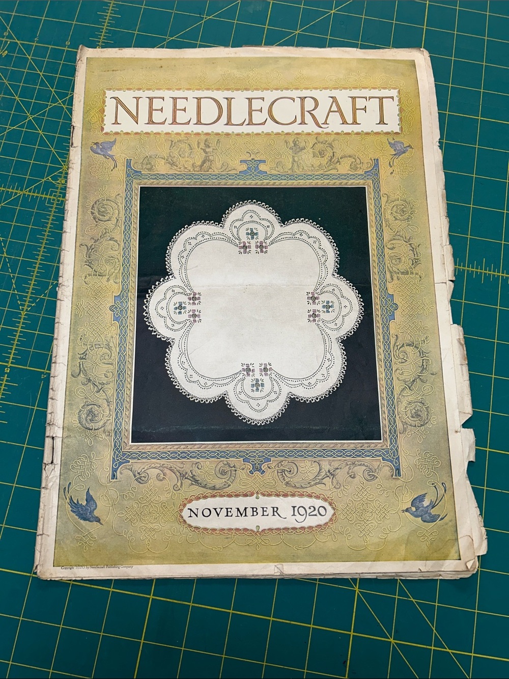 Needlecraft Magazine November 1920 - Vintage Cover Art